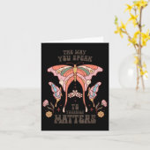 Carte The Way You Speak To Yourself S (Fleur jaune)