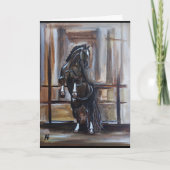 Carte The Wild Horse Painting by Alfred Fox (Devant)