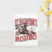 Carte The Wild West présente le rodéo de la Saint-Valent (Fleur jaune)