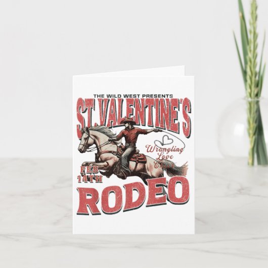 Carte The Wild West Presents St. Valentines Rodeo  (Devant)