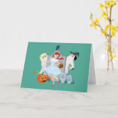 Carte The Wizard Of Oz™ | Danse joyeuse d'Halloween de D (Fleur jaune)