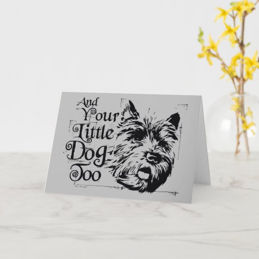 Carte The Wizard of Oz™ | et Your Little Dog, Too (Fleur jaune)