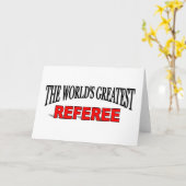 Carte The World's Greatest Referee (Fleur jaune)
