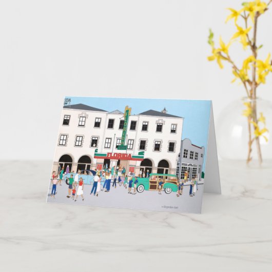 Carte Théâtre de Floride (Fleur jaune)