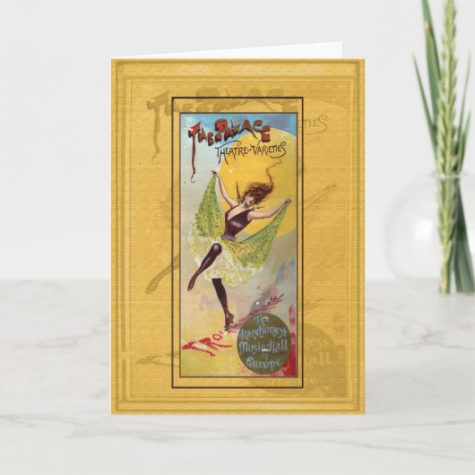 Carte Théâtre du Palais des Variétés (Devant)