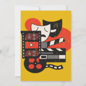 Carte Théâtre intérimaire Abstrait| Théâtre dramatique (Dos)