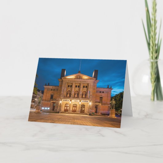 Carte Théâtre national Oslo (Devant)