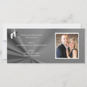 Carte Théâtre Playbill Show Billets Thème Mariage (Dos)