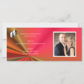 Carte Théâtre Playbill Show Billets Thème Mariage (Dos)