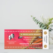 Carte Théâtre Playbill Show Billets Thème Mariage (Debout devant)