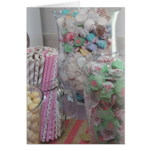 Carte Thématique Bonbons Mignons