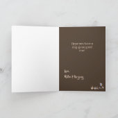 Carte Thème Chien Personnalisé Joyeux Anniversaire Perso (Intérieur)