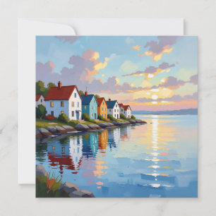 Carte Thème côtier   Beach Homes sur la baie