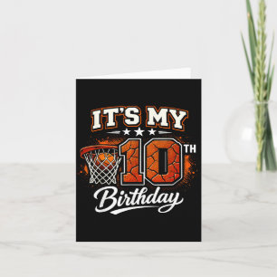 Carte Thème de baseball pour 10 ans Anniversaire 10 ans