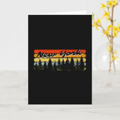 Carte Thème de cabine d'arbres de coucher de soleil de f (Fleur jaune)