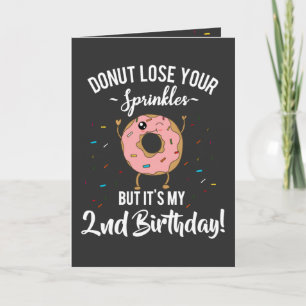 Carte Thème de donut pour 1er anniversaire C personnalis