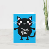 Carte Thème de fête d'anniversaire de Cat Cute Kitty (Devant)