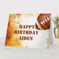 Thème de football personnalisé fête d'anniversaire