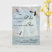 Carte Thème de navigation nautique de retraite (Fleur jaune)