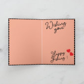 Carte Thème de pêche drôle  (Intérieur)