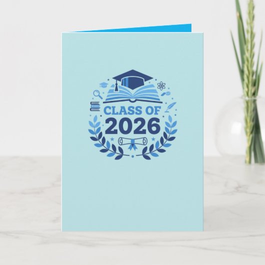 Carte Thème de remise des diplômes Promotion 2026 Thème (Devant)
