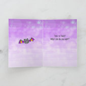 Carte Thème de sorcière pour Halloween (Intérieur)