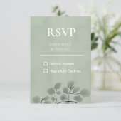 Carte Thème Feuille Eucalyptus (Debout devant)