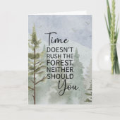 Carte Thème Forêt – Nature Inspirante (Devant)