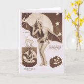 Carte Thème Halloween Nancy Carroll 1929 (Fleur jaune)