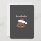 Carte Thème Kawaii Emoji Joyeux voeux de Noël (Dos)