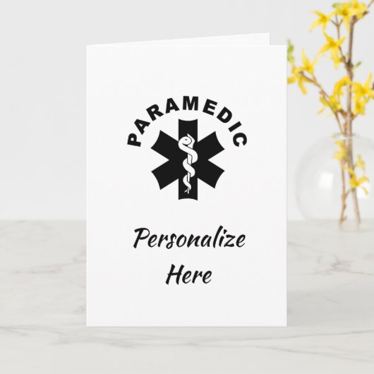 Carte Thème Paramedic (Fleur jaune)