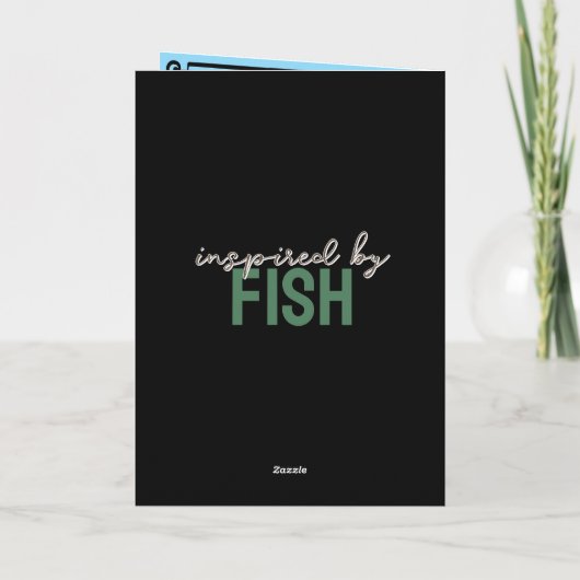 Carte Thème pêche  (Dos)