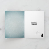 Carte Thème Pêcheur & Poisson Anniversaires ou Célébrati (Intérieur)