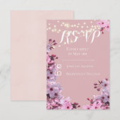 Carte Thème Sakura (Devant / Derrière)