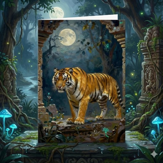 Carte Thème Tigre | Joyeux Anniversaire