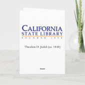 Carte Theodore D. Judah [CA 1848] (Dos)