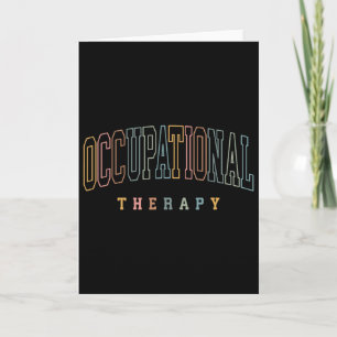 Carte Thérapeute en ergothérapie Ot Professeur Sped Gif
