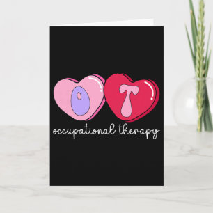 Carte Thérapeute en ergothérapie Saint-Valentin ergothér