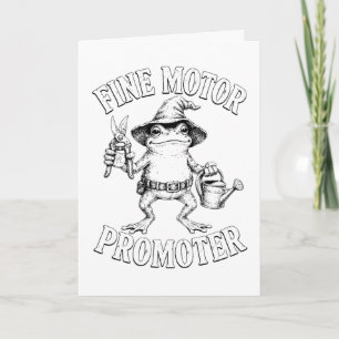 Carte Thérapeute occupationnel promoteur de la motricité