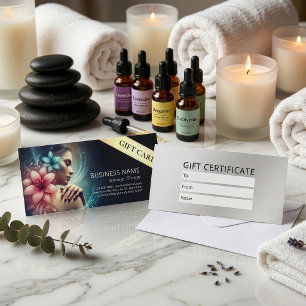 Carte Thérapie de Massage Mains de Guérison Énergie Spa