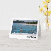 Carte Thérapie de voyage (Fleur jaune)