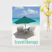 Carte Thérapie de voyage (Fleur jaune)