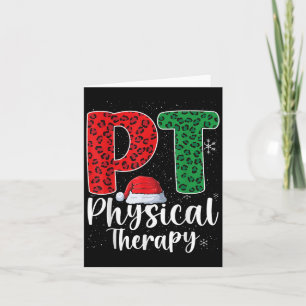 Carte Thérapie physique Noël Thérapeute de papi de Noël