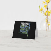 Carte Thérapies occupationnelles pour OT Month (Fleur jaune)