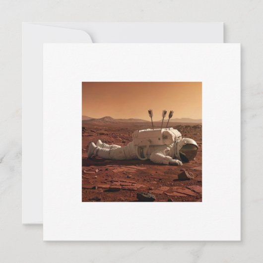 CARTE THERE IS LIFE ON MARS  (Devant)