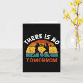 Carte There Is No Tomorrow, Boxing Motivation,retro Boxi (Fleur jaune)