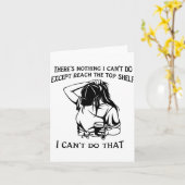 Carte There's Nothing I Can't Do Except Reach The Top Sh (Fleur jaune)