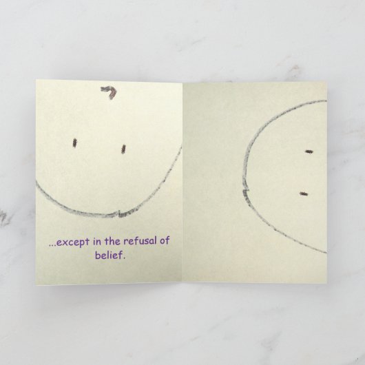 Carte There's nothing wrong with being an idiot... (Intérieur)