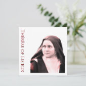 Carte Thérèse de Lisieux (c. 1890) (Debout devant)