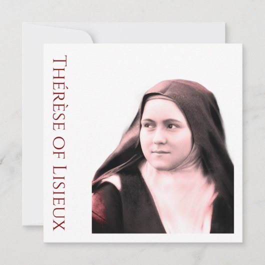 Carte Thérèse de Lisieux (c. 1890) (Devant)
